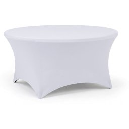 B2B Partner Pokrowiec na stół cateringowy, 1520 x 740 mm, biały