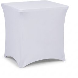 B2B Partner Pokrowiec na stół cateringowy, 700 x 700 x 740 mm, biały