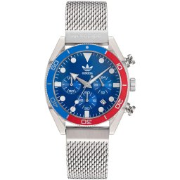 Srebrny zegarek adidas Originals Fashion Edition Two Chrono AOFH22500 ★ AUTORYZOWANY SKLEP | Raty 0% | PayPo | ZWROT DO 365 DNI • POLECANA OFERTA ✓