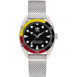 Srebrny zegarek adidas Originals Fashion Edition Two AOFH22502 ★ AUTORYZOWANY SKLEP | Raty 0% | PayPo | ZWROT DO 365 DNI • POLECANA OFERTA ✓