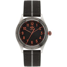 Czarny zegarek adidas Originals Style Code Four AOSY22522 ★ AUTORYZOWANY SKLEP | Raty 0% | PayPo | ZWROT DO 365 DNI • POLECANA OFERTA ✓