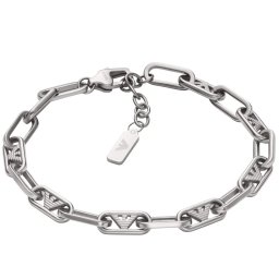 Emporio Armani Eagle Logo bransoletka męska stalowa EGS3249040 ★ AUTORYZOWANY SKLEP | Raty 0% | PayPo | ZWROT DO 365 DNI • POLECANA OFERTA ✓