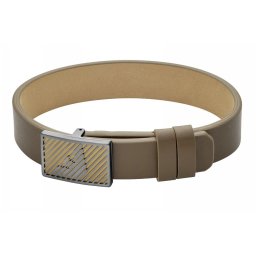 Emporio Armani Eagle Logo bransoletka męska skórzana EGS3240060 ★ AUTORYZOWANY SKLEP | Raty 0% | PayPo | ZWROT DO 365 DNI • POLECANA OFERTA ✓