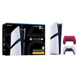 Sony PlayStation 5 Pro (PS5) 2TB + Dodatkowy Pad Czerwony