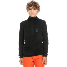QUIKSILVER AKER HALF ZIP YOUTH - TRUE BLACK - Child