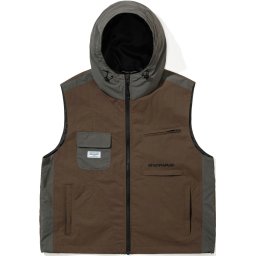 BS RABBIT ACTIVE TRAIL HOODED VEST - DARK BROWN - Unisex
