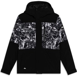 QUIKSILVER MISSION PRINTED BLOCK YOUTH - SNOW HERITAGE - Child