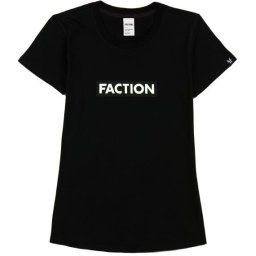 FACTION LOGO W T SHIRT - BLACK - Woman