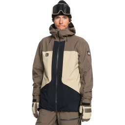 QUIKSILVER FOREVER STRETCH GORETEX JACKET - CANTEEN - Man