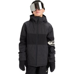 QUIKSILVER HIGH IN THE HOOD YOUTH JK - TRUE BLACK - Child