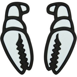 CRAB GRAB MEGA CLAWS - BLACK WHITE - Unisex