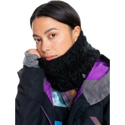 ROXY WINTER COLLAR - TRUE BLACK - Woman