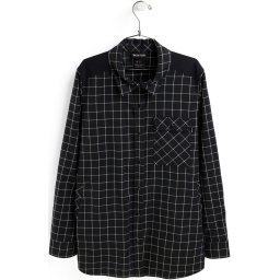 BURTON GRACE PERFORMANCE FLANNEL - TRUE BLACK PERFORMER PLAID - Woman