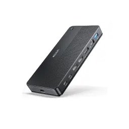 Unitek D1103A01 2 komputery 2 monitory 4K Czarny