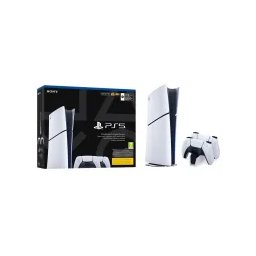 Sony PlayStation 5 Digital Slim E Chassis (PS5) 825GB Dodatkowy Pad Bundle + Stacja Ładowania DualSense