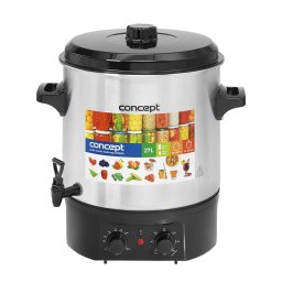 Concept - Garnek do wekowania, pojemność 27 l, stal nierdzewna zh0030
