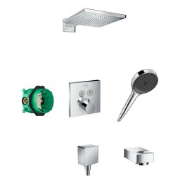 Hansgrohe Raindance E - Zestaw prysznicowy 300 z termostatem podtynkowym, chrom 27918000