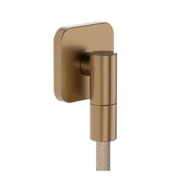 Hansgrohe FixFit Fine Q - Uchwyt ścienny, szczotkowany brąz 28884140