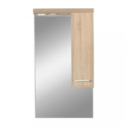 Szafka wiszca z lustrem Nerva 55 cm, db Sonoma