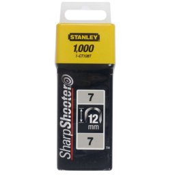 Stanley - Zszywki do przewodów, typ 7, 12 mm, 1000 szt. 1-CT108T