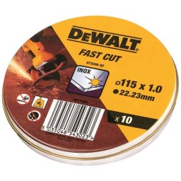 DeWALT - Tarcza tnąca do metalu 115x22,5 mm, 10 szt. DT3506
