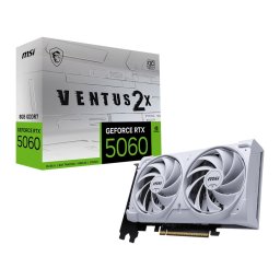 MSI Karta graficzna GeFroce RTX 5060 8G VENTUS 2X OC WHITE