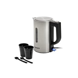 Raven ECT002 0,5l 1100W turystyczny dwa kubki dwie łyżeczki