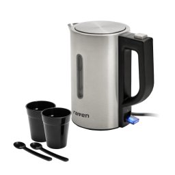 Raven ECT002 0,5l 1100W turystyczny dwa kubki dwie łyżeczki