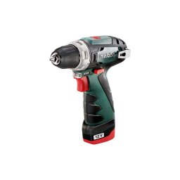 Metabo - Wiertarko-wkrętarka akumulatorowa 12 V, 2x akumulator Li-Power 2,0 Ah, ładowarka 600984000
