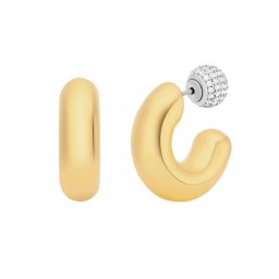 Michael Kors Premium kolczyki damskie złote kółka MKJ8510931 ★ AUTORYZOWANY SKLEP | Raty 0% | PayPo | ZWROT DO 365 DNI • POLECANA OFERTA ✓