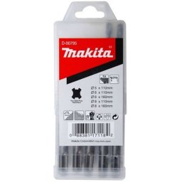 Makita - 5-częściowy zestaw wierteł SDS Plus do muru D-00795