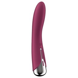 Satisfyer Spinning Vibe 1 - wibrator do punktu G z obrotową główką (czerwony)