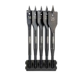 DeWALT - 5-częściowy zestaw wierteł płaskich do drewna DT70833