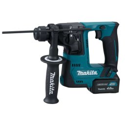 Makita - Akumulatorowa młotowiertarka 12V, 2x akumulator 4,0 Ah, ładowarka HR140DSMJ