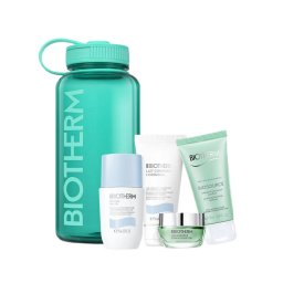Biotherm Aquasource Aqua Drop Ĺźel do twarzy 15ml + Ĺźel oczyszczajÄcy 50ml + balsam do ciaĹa 50ml + dezodorant roll-on 75ml
