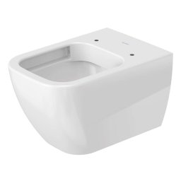 Duravit Happy D.2 - Miska WC montowana do ściany, bez kołnierza, biała 2222090000