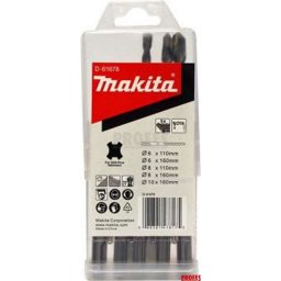 Makita - Zestaw wierteł do muru SDS-Plus, 5 szt. D-61678