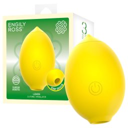 Engily Ross Lemon - falbankowy stymulator łechtaczki w kształcie cytryny (żółty)