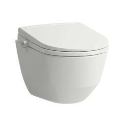 Laufen Cleanet Pro Lite - Bidet elektroniczny z ceramiką, wiszący, Rimless, SoftClose, biały H613890000S002