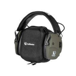 Słuchawki aktywne RealHunter ACTiVE ProShot BT Bluetooth, oliwkowe, tłumiki dźwięku