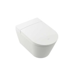 Villeroy & Boch Tivo - Bidet elektroniczny z ceramiką, wiszący, DirectFlush, CeramicPlus, SoftClosing, biel alpejska V22EM101