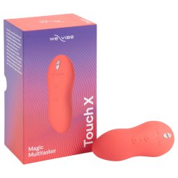 We-Vibe Touch X - wibracyjny stymulator łechtaczki na akumulator, wodoodporny (koralowy)