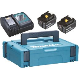 Makita - Zestaw ładowarki 9A i 2x akumulatora 18 V LXT 5,0 Ah 197624-2