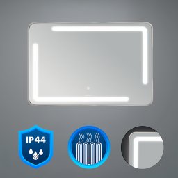 Lustro Padova 100 z czujnikiem obecnoci z owietleniem LED i osuszaczem 100x60 cm