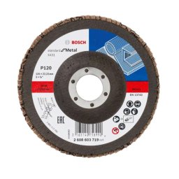 Bosch - Ściernica lamelkowa, P120, średnica 125 mm 2608603719