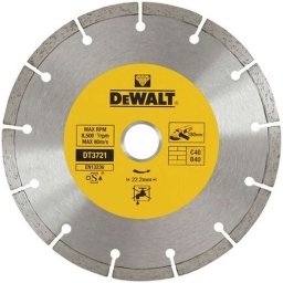 DeWALT - Diamentowa tarcza tnąca do twardych materiałów 180x22,2 mm DT3721
