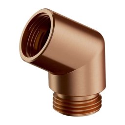 OMNIRES - Adapter do słuchawki prysznicowej, miedź szczotkowana T87CPB