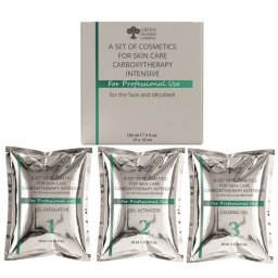 Green Pharm Cosmetics Carboxy Therapy Ĺźel aktywujÄcy 5x10ml + Ĺźel peelingujÄcy 5x10ml + Ĺźel uspokajajÄcy 5x10ml