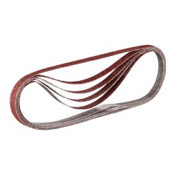 Makita - Taśma szlifierska 9x533 mm, ziarnistość 80, 5 szt P-43278