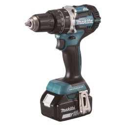 Makita - Akumulatorowa wiertarko-wkrętarka udarowa 18V, 2x akumulator 3,0 Ah, ładowarka DHP484RFJ